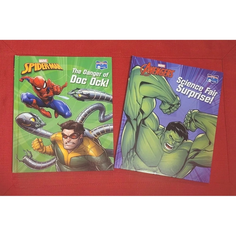 Marvel Avengers & Spider Man‎ 2 Story Reader Me reader hard cover books